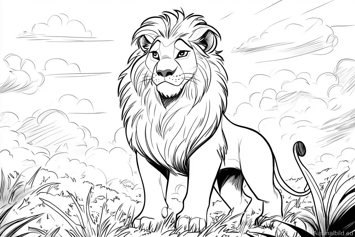 Majestic lion Majestic lion