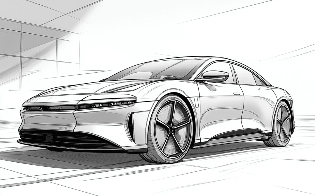 Lucid Air Ausmalbild