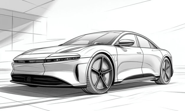 Lucid Air Ausmalbild