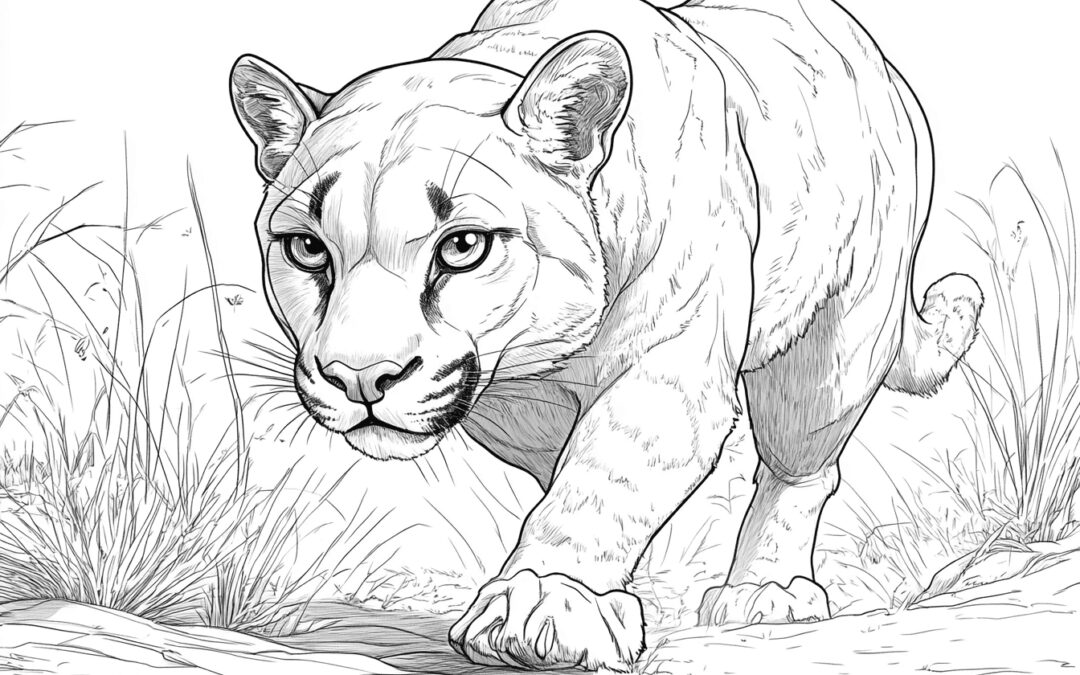 Puma auf der Jagd