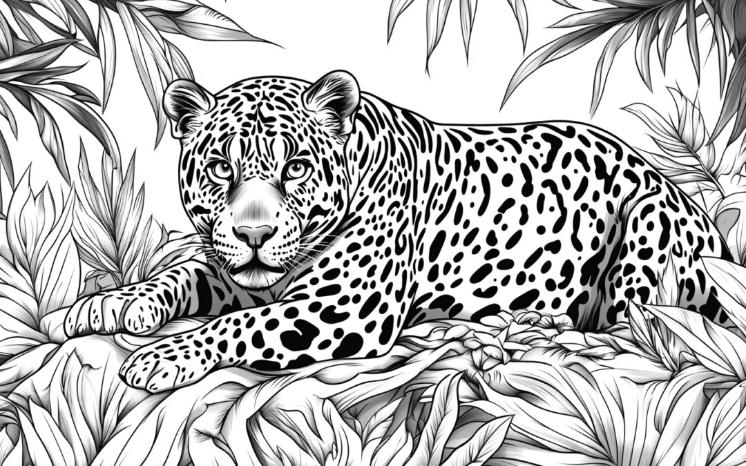 Ruhender Jaguar