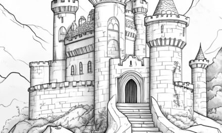 Small castle in the mountains