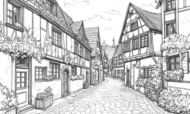 Schmale Gasse in der Altstadt