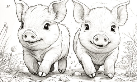 Playing piglets