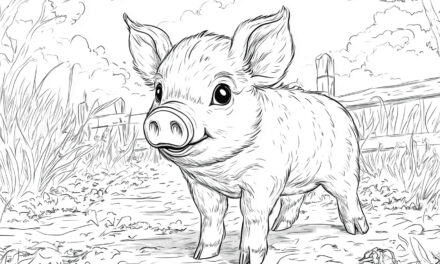 Cute little pig