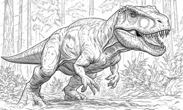 T-Rex im Urwald