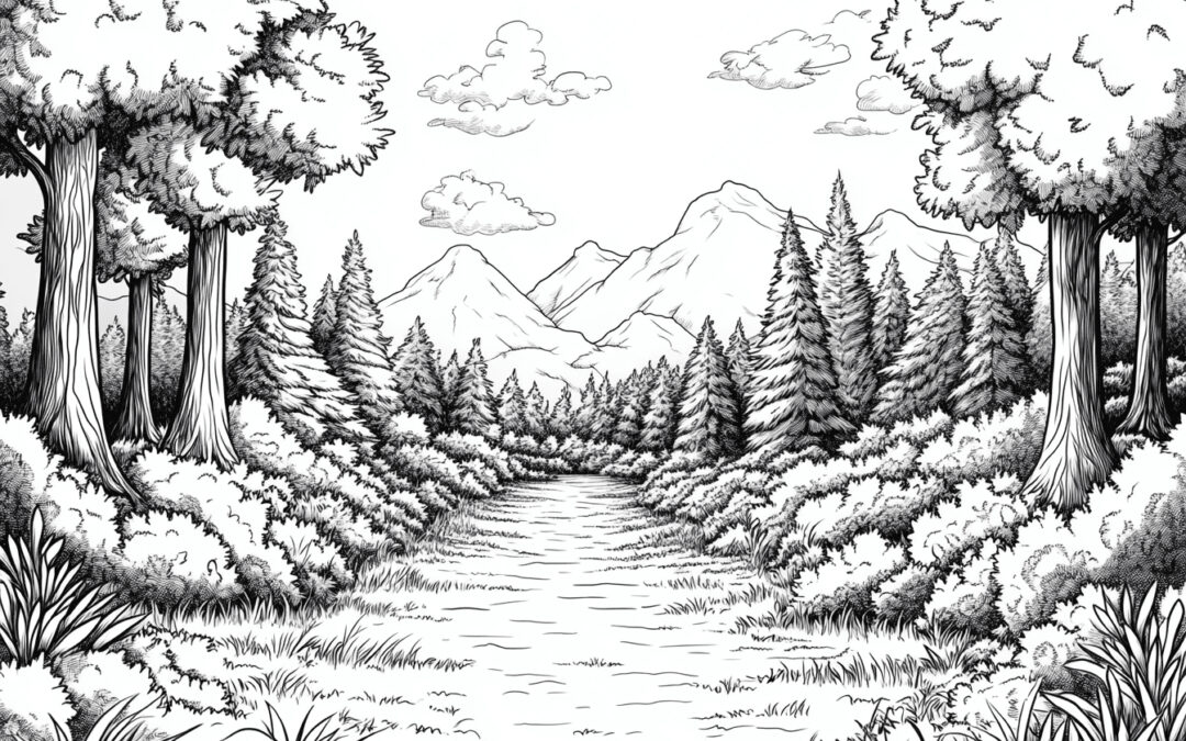 Wanderweg durch den Wald