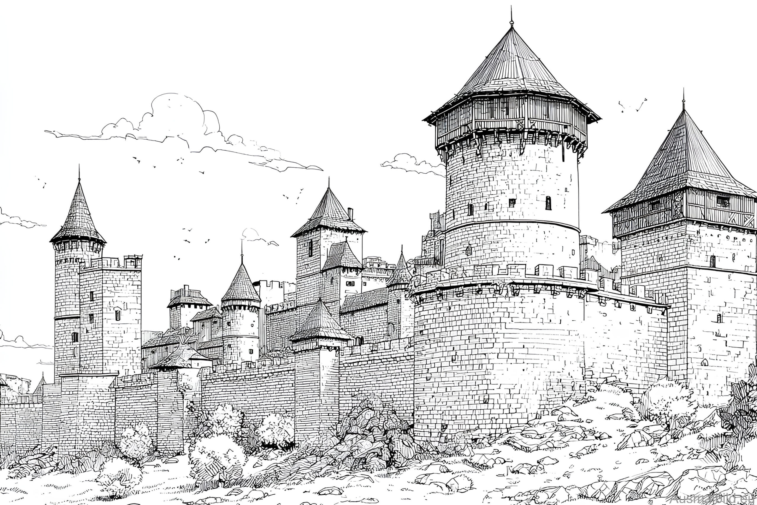 Große Burganlage Große Burganlage