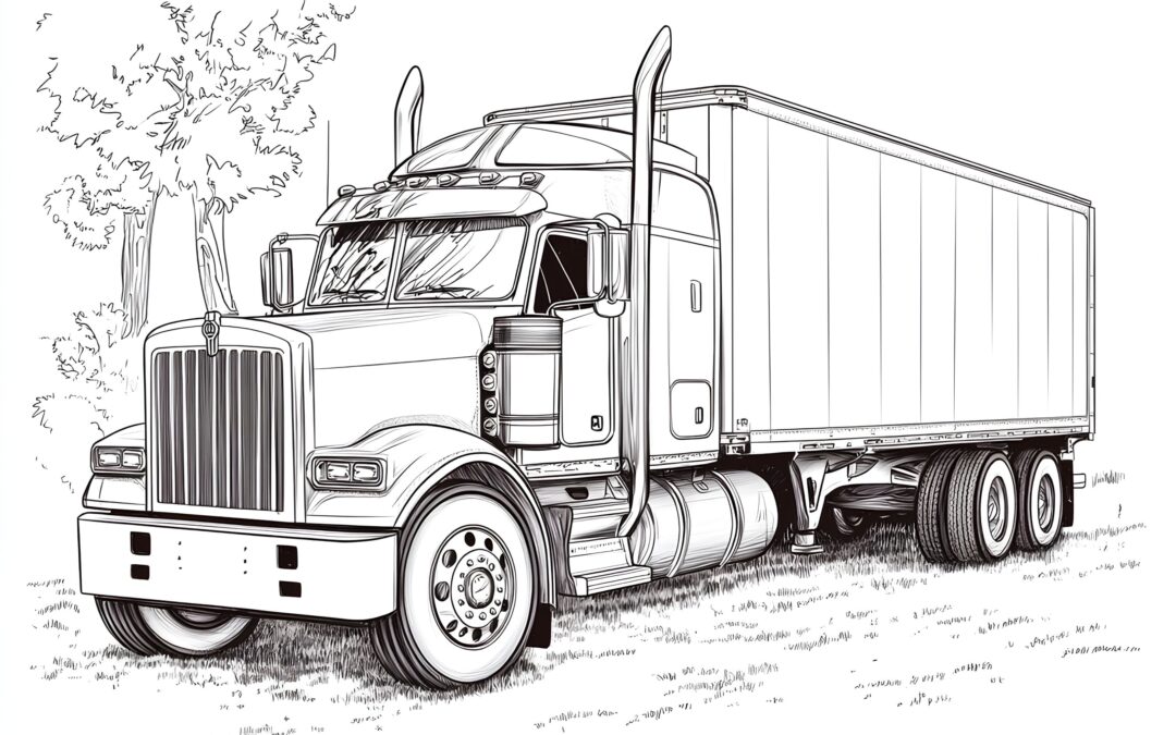 LKW Ausmalbild