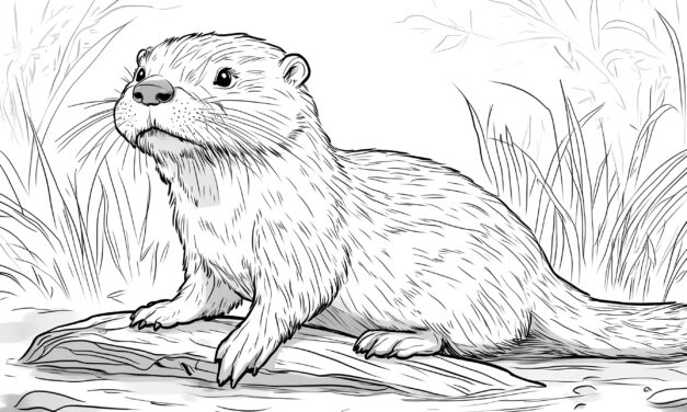 Otter am Wasser