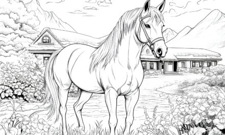 Pferd auf Gestüt