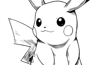 Pikachu Ausmalbild