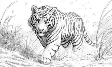 Stalking tiger