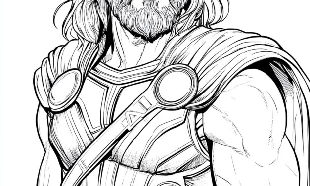 Thor Coloring Picture