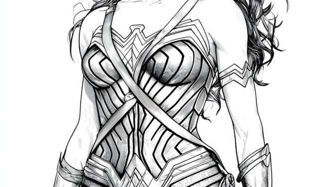 Wonder Woman Coloring Picture