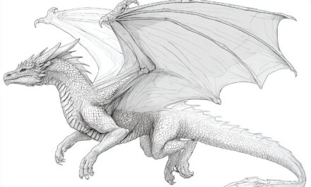 Fliegender alter Drache