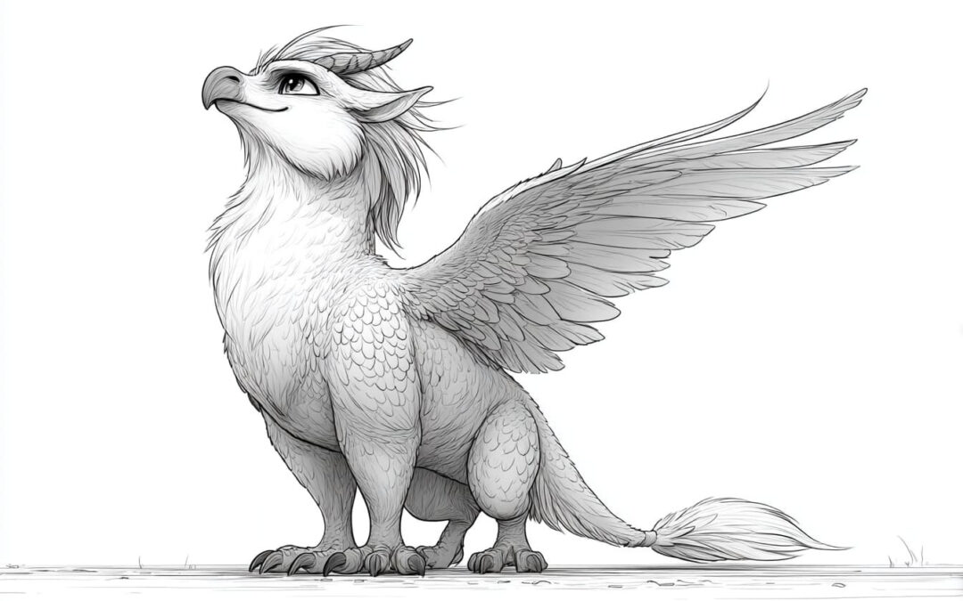 Griffin Coloring Picture