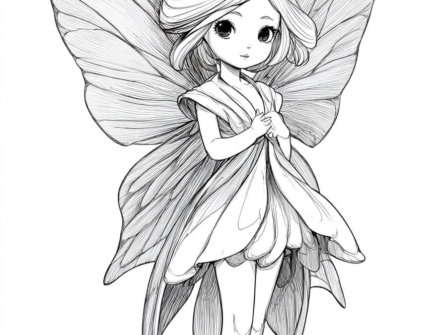 Little Fairy with Wings