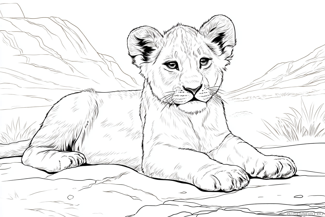 Junger Löwe Junger Löwe