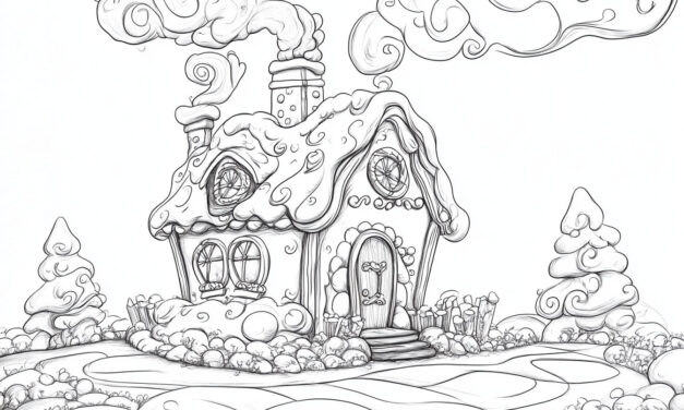 Gingerbread House in the Fairytale Forest