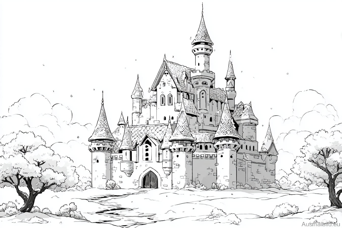 Castle in the snow Castle in the snow