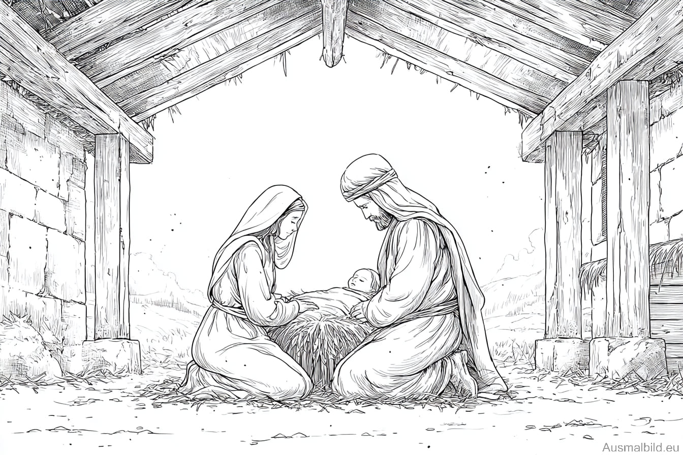 Krippe an Weihnachten Krippe an Weihnachten