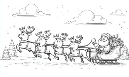 Santa Claus in a Sleigh