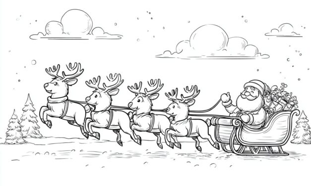 Santa Claus in a Sleigh