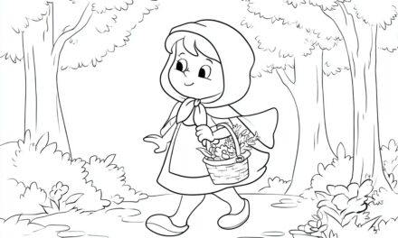 Rotkäppchen Spaziert Durch Den Wald