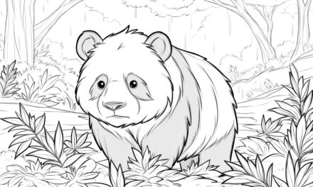 Großer Panda Im Wald