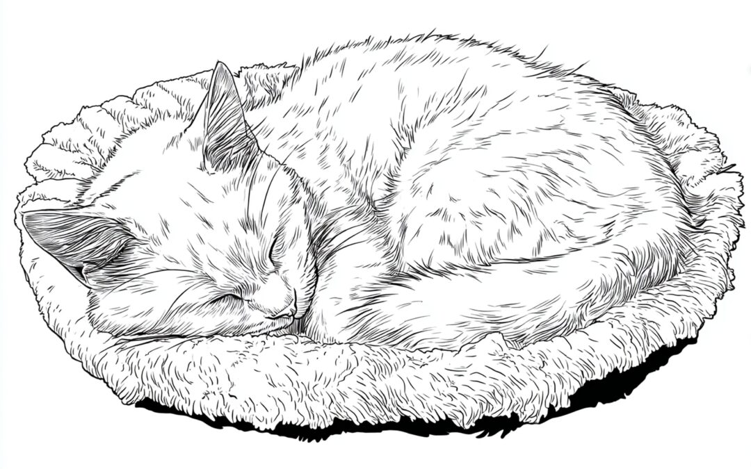 Katze Schläft Im Körbchen