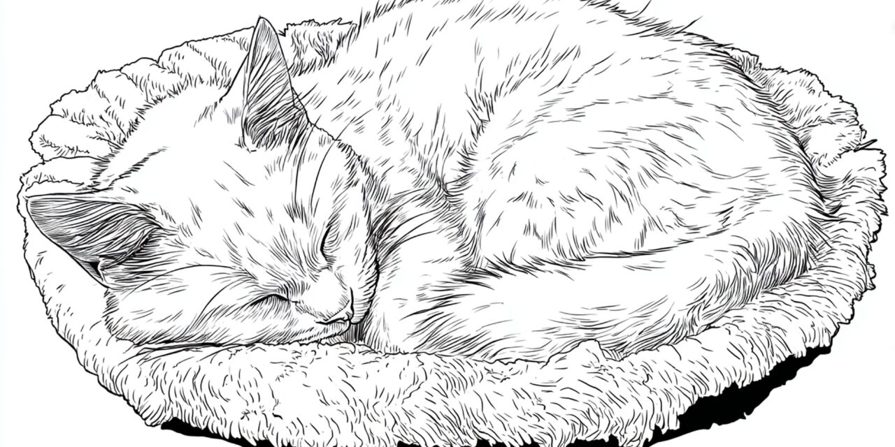 Katze Schläft Im Körbchen