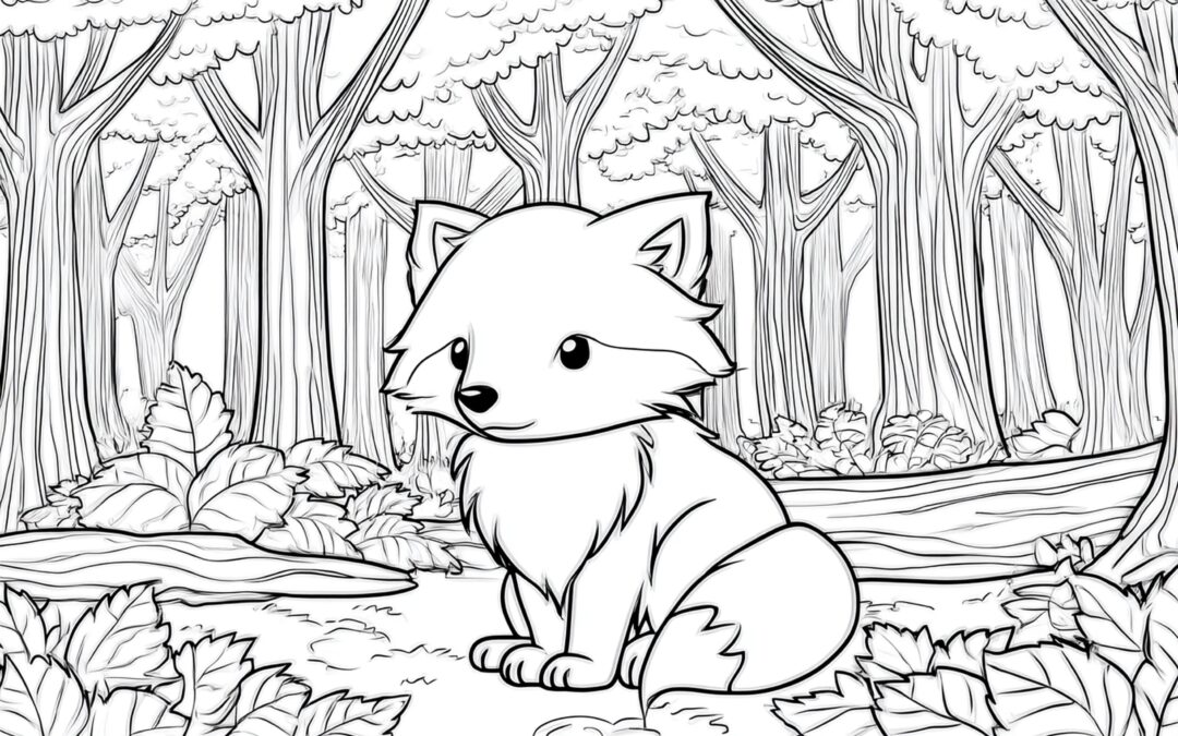 Kleiner Fuchs Im Wald