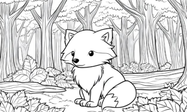 Kleiner Fuchs Im Wald