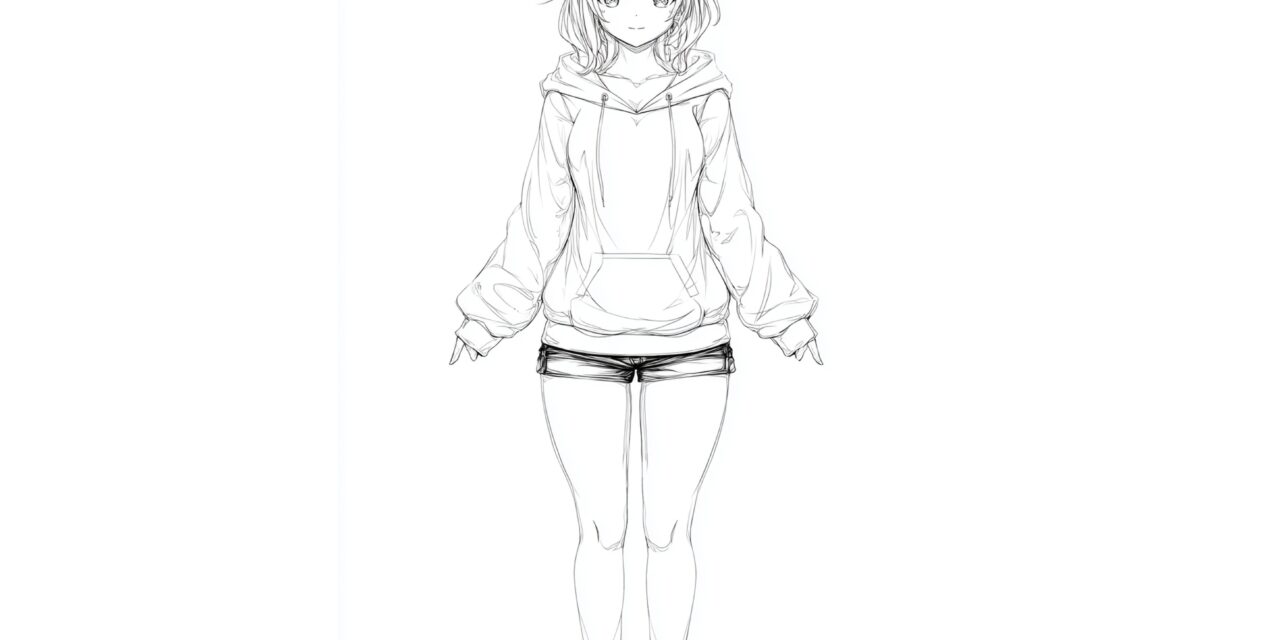 Manga Girl In Shorts