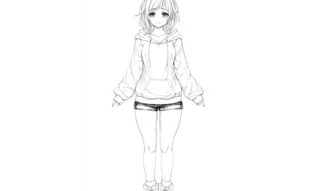 Manga Mädchen In Shorts