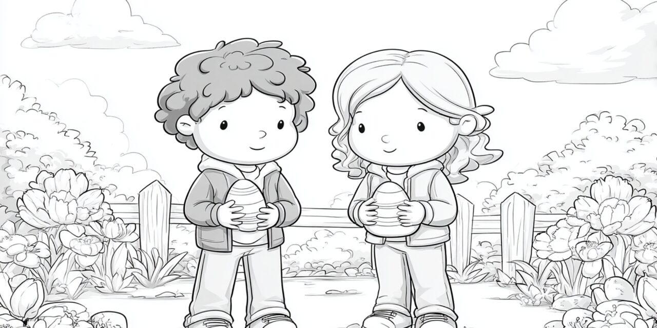 Ostereiersuche Im Garten