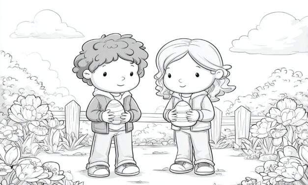 Ostereiersuche Im Garten