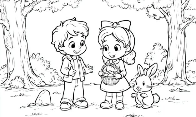 Ostereiersuche Mit Hase