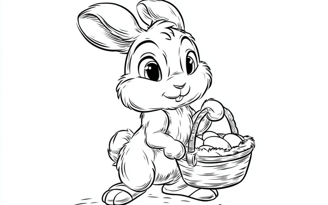 Osterhase Mit Eierkorb