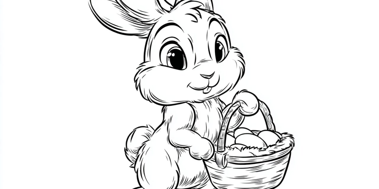 Osterhase Mit Eierkorb