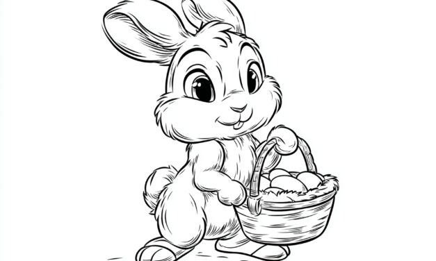 Osterhase Mit Eierkorb