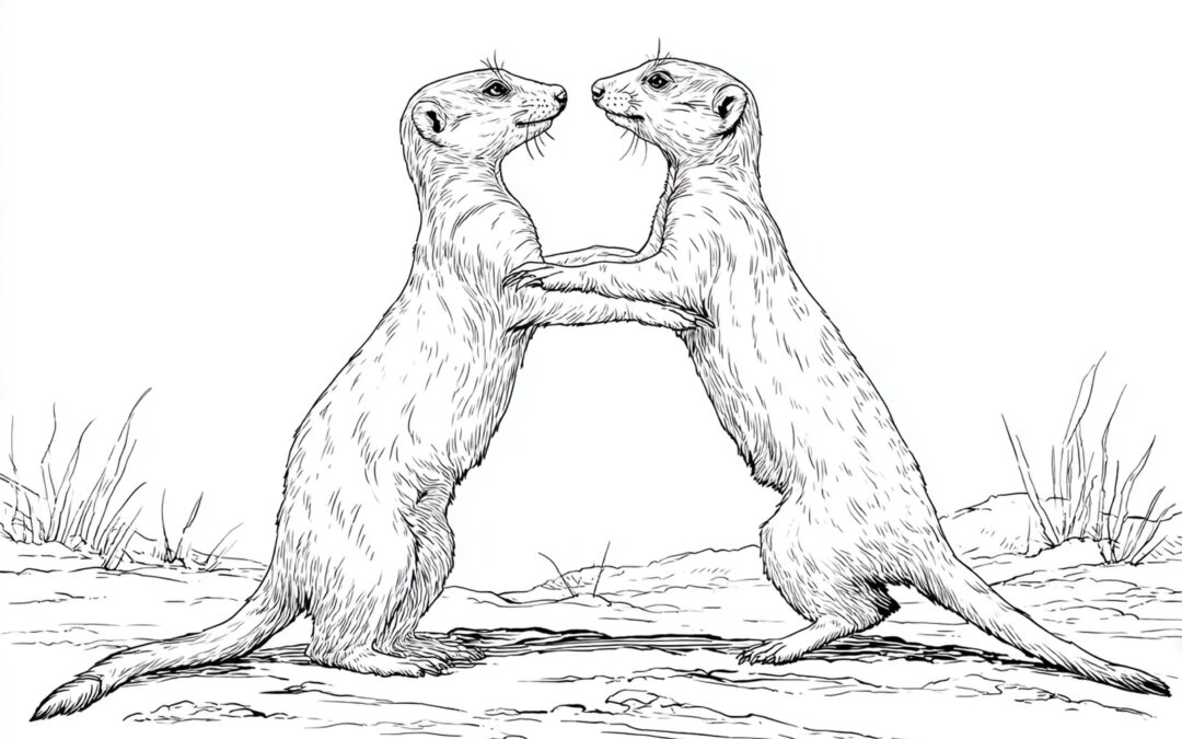 Tanzende Erdmännchen