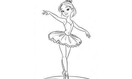 Ballerina on Stage