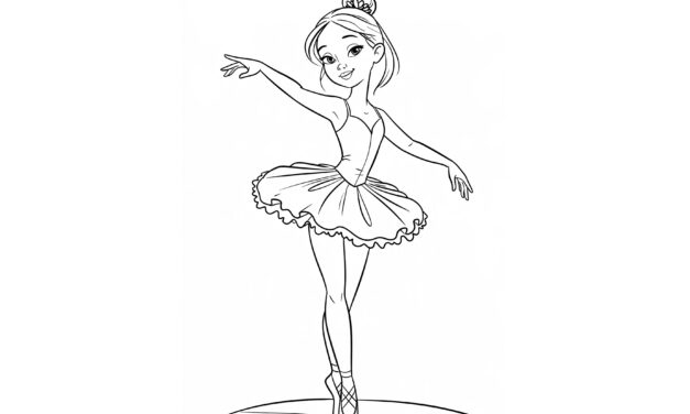 Ballerina on Stage