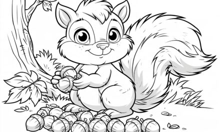 Squirrel Collects Nuts